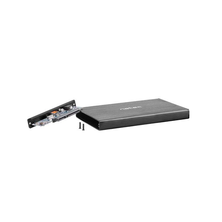 NATEC RHINO GO enclosure USB 3.0 for 2.5'' SATA HDD/SSD black Aluminum