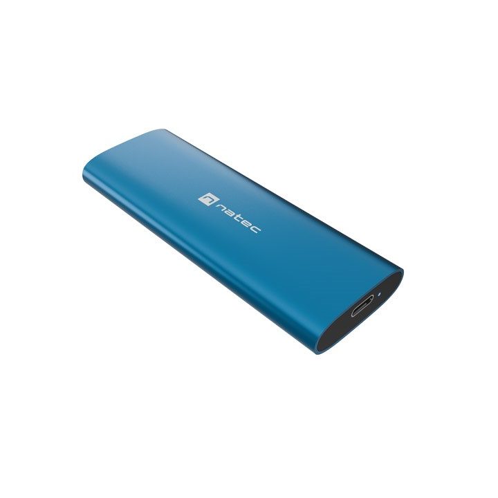 NATEC RHINO M.2 NVME LITE EXTERNAL SSD ENCLOSURE USB-C 3.2 GEN 2 HORIZON BLUE