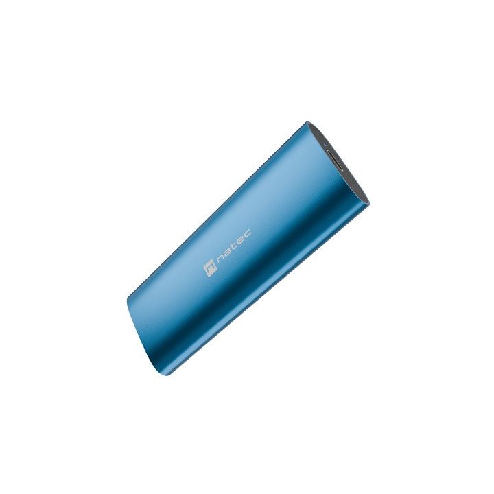 NATEC RHINO M.2 NVME LITE EXTERNAL SSD ENCLOSURE USB-C 3.2 GEN 2 HORIZON BLUE