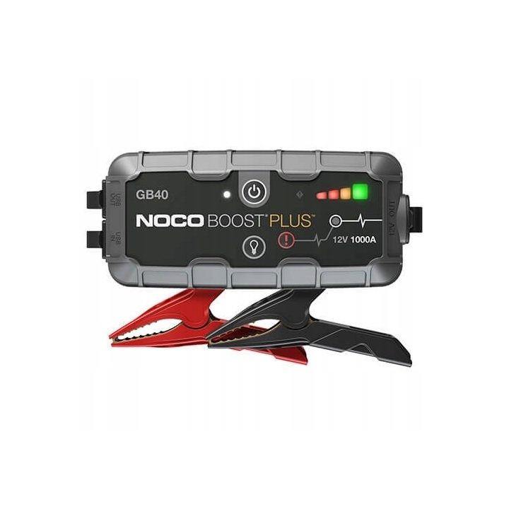 NOCO GB40 Boost 12V 1000A Jump Starter starter device with integrated 12V/USB battery