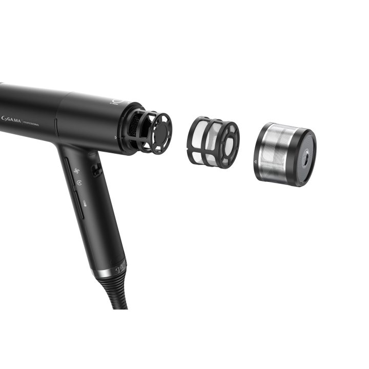 GA.MA PH6080.BK IQ3 Perfetto asciugacapelli 1600 W nero