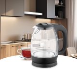 Maestro MR-063-Black Glass Electric Kettle 1 7 L