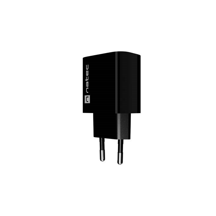 WALL CHARGER NATEC RIBERA 1X USB-A 18W BLACK