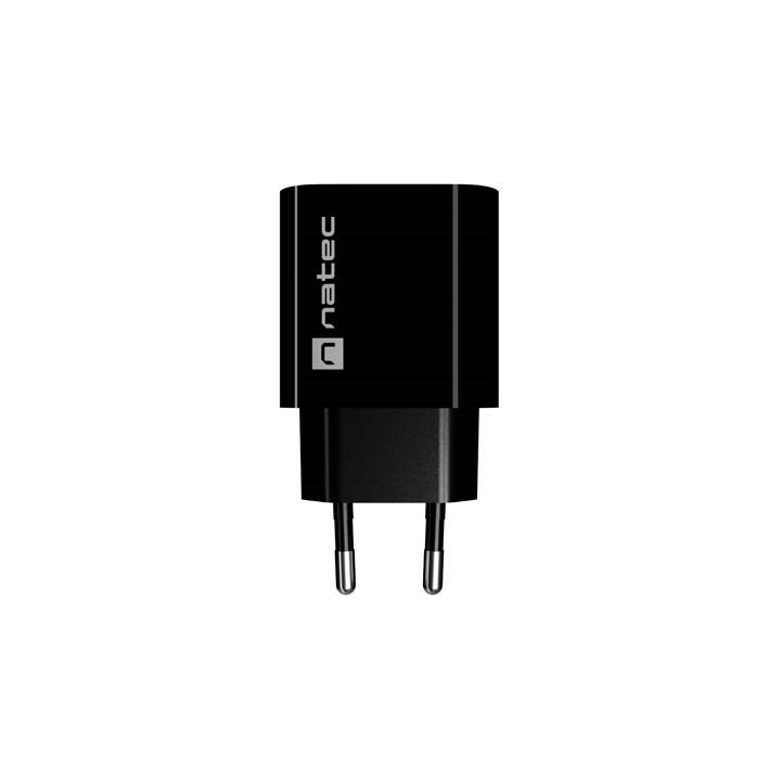 WALL CHARGER NATEC RIBERA 1X USB-A 18W BLACK