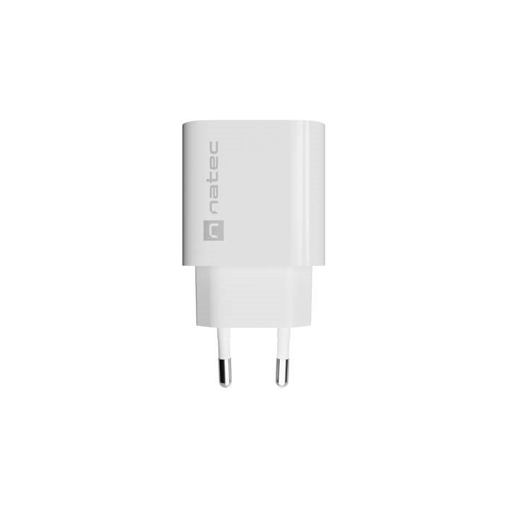 WALL CHARGER NATEC RIBERA 1X USB-A 18W WHITE