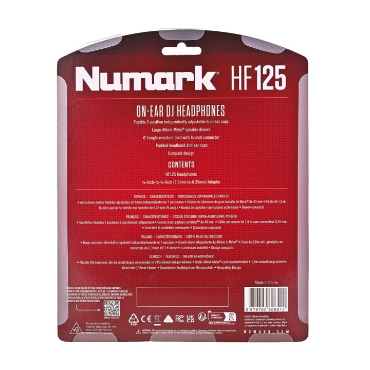 Numark HF125 - DJ headphones