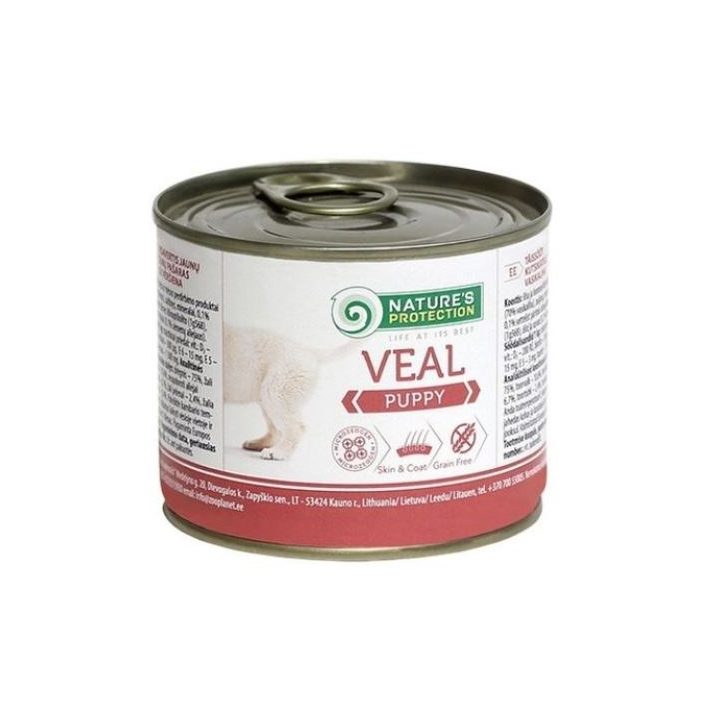 NATURE'S PROTECTION Puppy Veal - wet food for puppies - 200 g