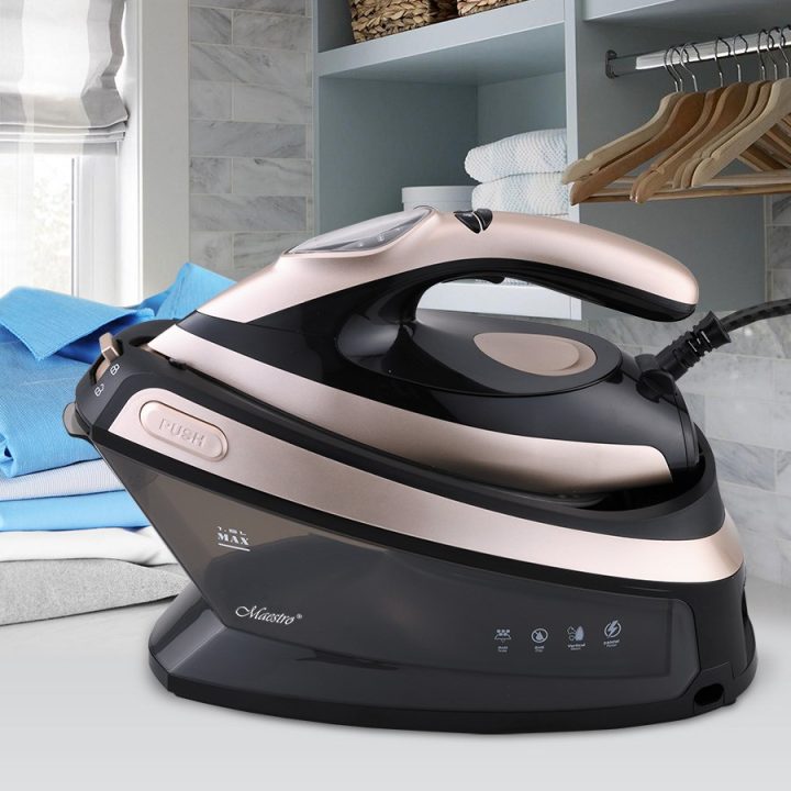 Maestro MR-320C steam ironing station 2400 W 1.5 L Ceramic soleplate Black Pink gold