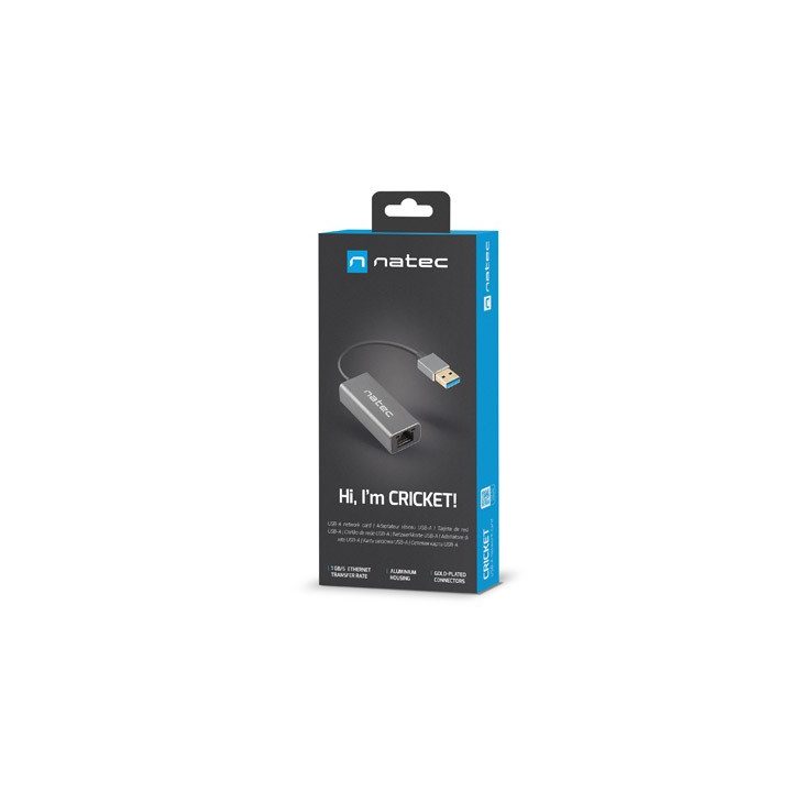 NATEC NETWORK CARD CRICKET USB 3.0 1X RJ45