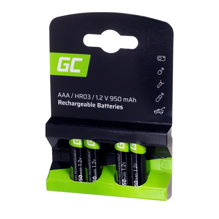 Green Cell GR03 batteria domestica Batteria ricaricabile AAA Nichel-Metallo Idruro (NiMH)