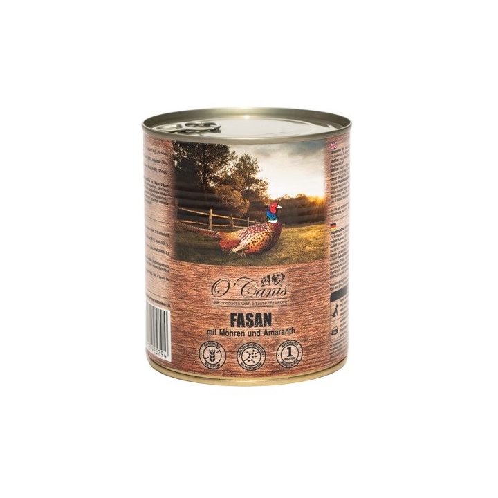 O'CANIS Pheasant with Carrots Monoprotein - wet dog food - 800g