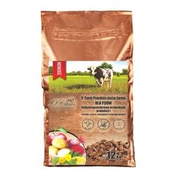 O'CANIS Premium Beef with millet potatoes and red beetroot - dry dog food - 12kg