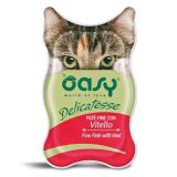 OASY Delicatesse Fine paté with Veal - wet cat food - 85g
