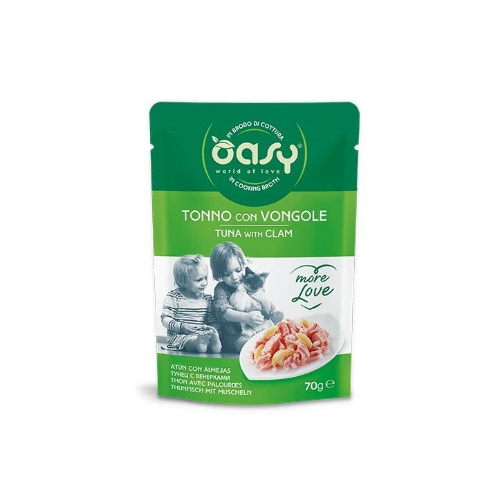 OASY More Love Tuna with clam - wet cat food - 70g