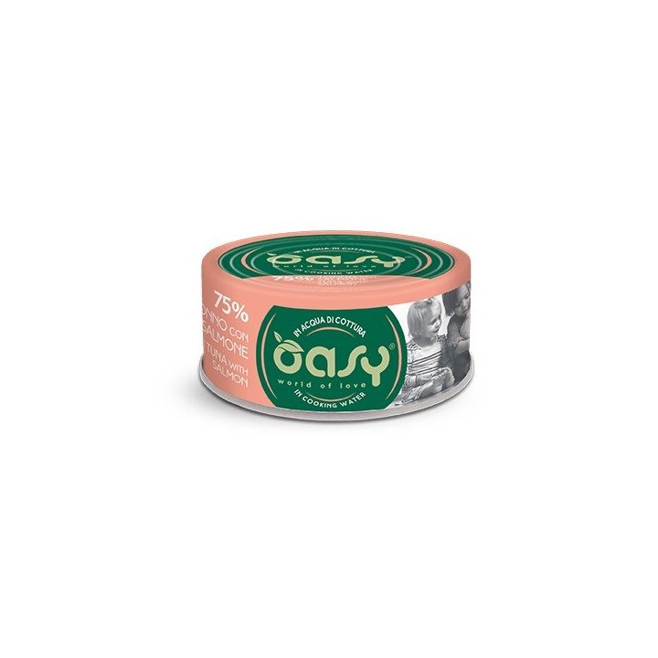 OASY More Love Tuna with salmon - wet cat food - 70g