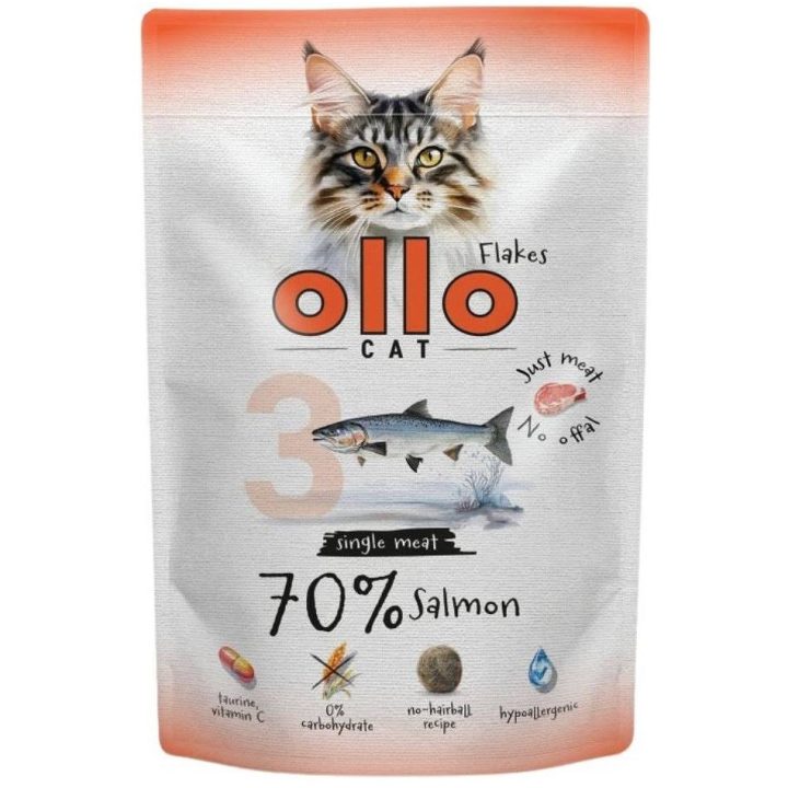 OLLO Cat No. 3 Salmon Mono - wet cat food - 85g