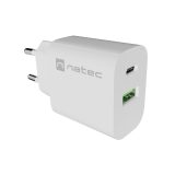NATEC Ribera Universal White AC Fast charging Indoor