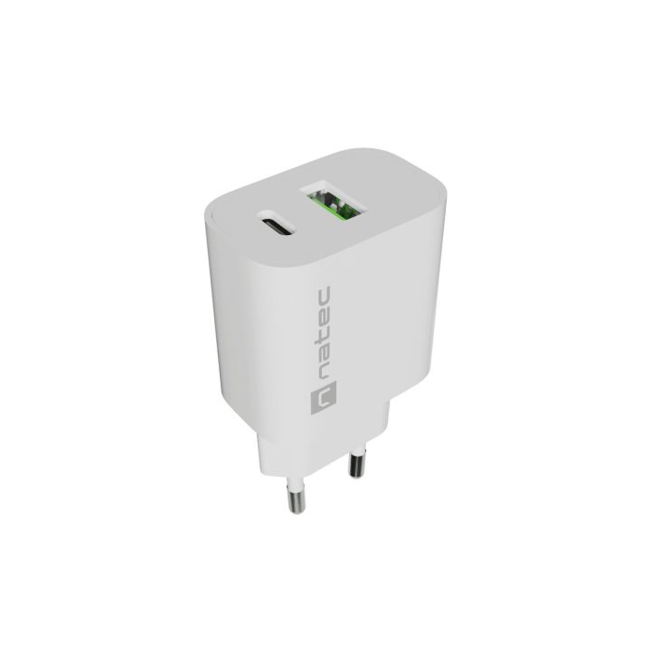 NATEC Ribera Universal White AC Fast charging Indoor