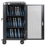 Manhattan Laptop Charging Cart/Trolley via AC Adapter (EU) 30-bay Install device's AC Adapter (power cables) into unit Suitable