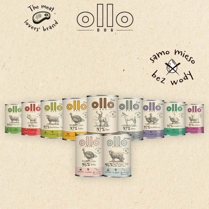 OLLO Puppy Pure Turkey - wet dog food - 400 g