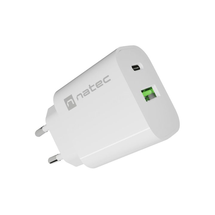 NATEC Ribera Universal White AC Fast charging Indoor
