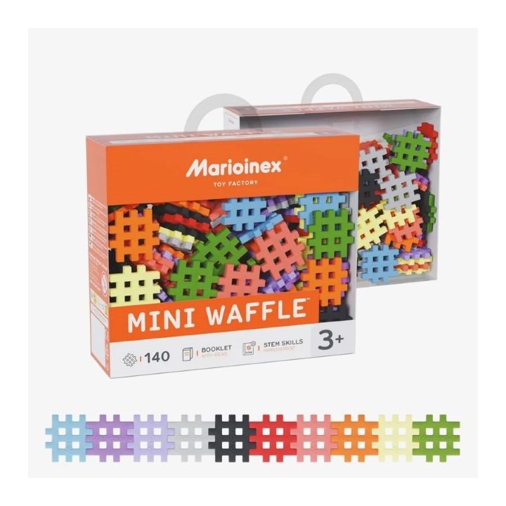 Marioinex Mini Waffle Building Blocks Set 1 140 pieces