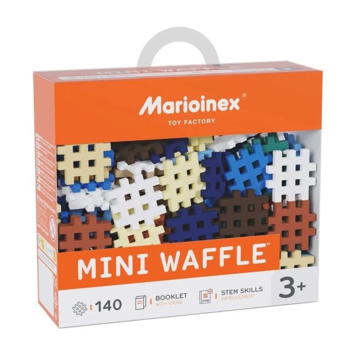 Marioinex Mini Waffle Building Blocks Set 3 140 pieces