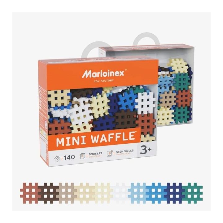 Marioinex Mini Waffle Building Blocks Set 3 140 pieces