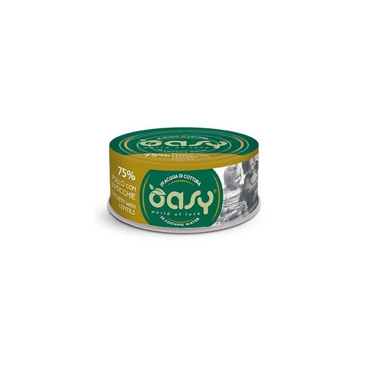OASY More Love Chicken with lentils - wet cat food - 70g