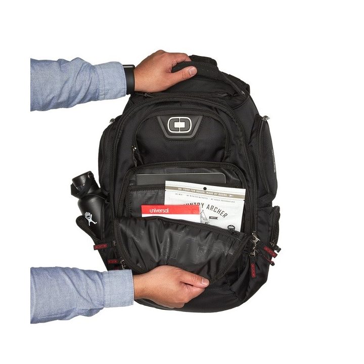 OGIO BACKPACK GAMBIT BLACK P/N: 111072_03