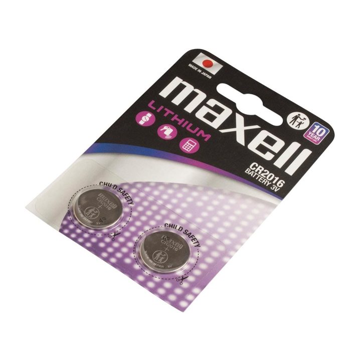 MAXELL Lithium battery LITHIUM CR2016 2 pcs. 3V