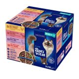 OPTIVITAL Box with chicken beef lamb salmon - wet cat food - 24x85g
