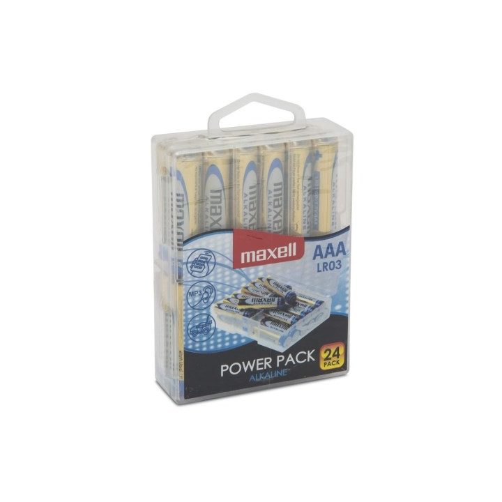 MAXELL battery Alkaline LR03 VALUE BOX 24 pcs.