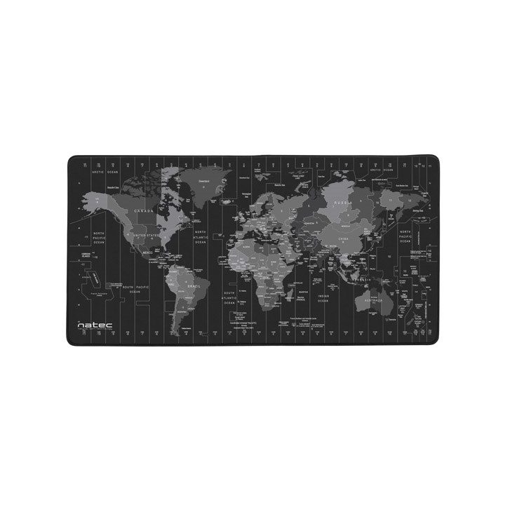 Natec mouse pad time zone maps maxi npo-1119