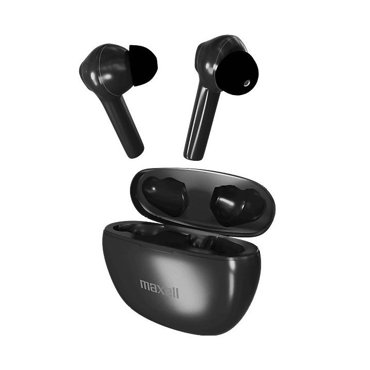 Maxell Dynamic+ wireless headphones with charging case Bluetooth black