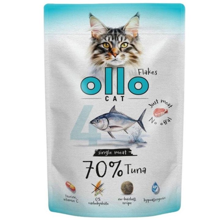 OLLO Cat No. 4 Tuna Mono - wet cat food - 85g