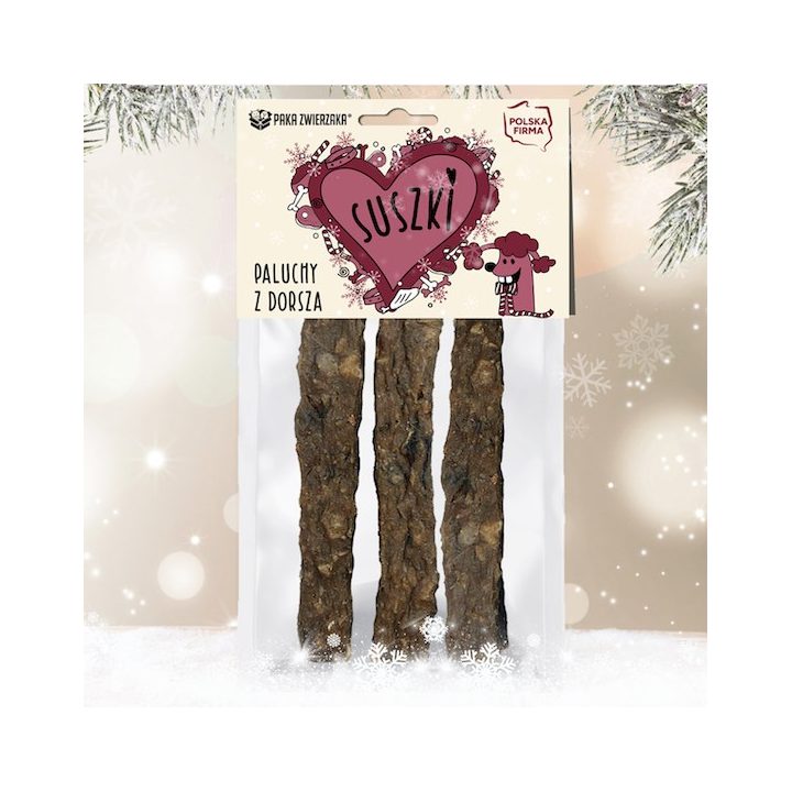 PAKA ZWIERZAKA Cod fingers - dog treat - 60g