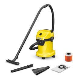 Aspirapolvere universale KARCHER WD 3 V-17/4/35 + bocchette 17 l 1000 W (1.628-124.0) nero giallo