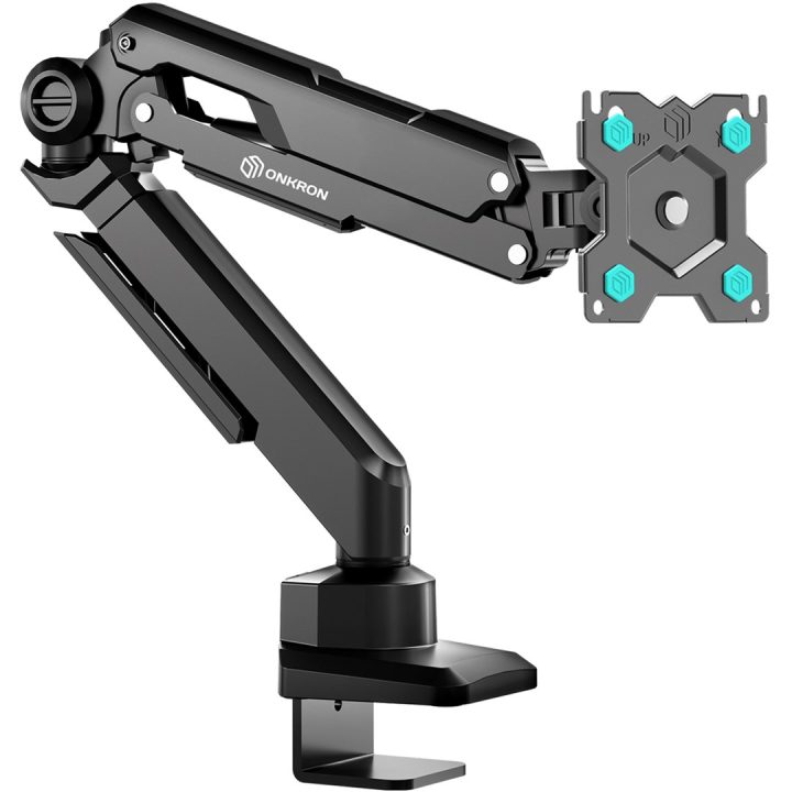 ONKRON G90-B Swivel and tilt desk mount for 13‘-34’ monitors max. 10 kg with rotation black