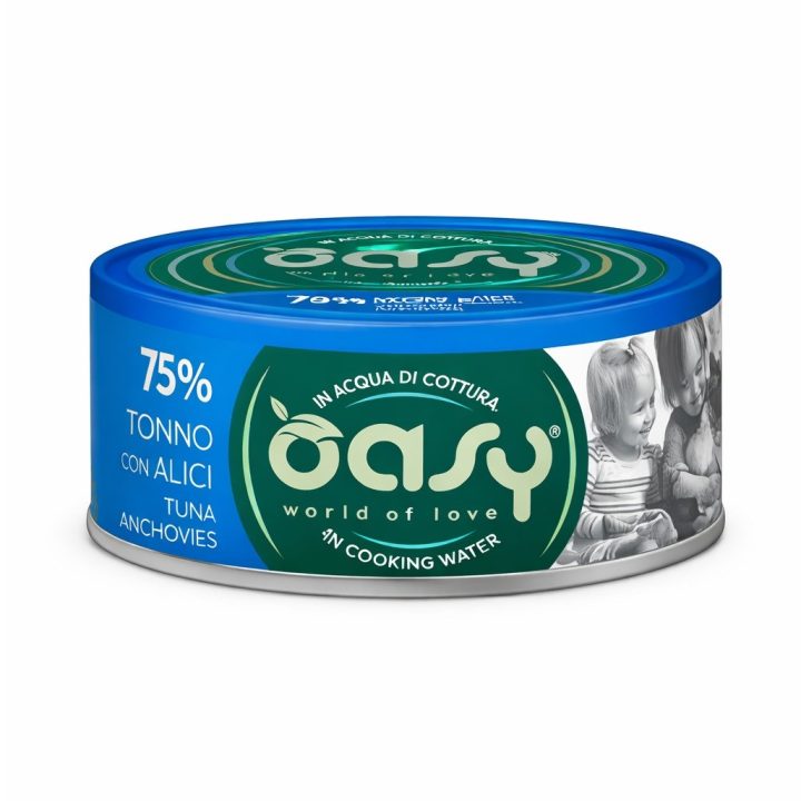 OASY More Love Tuna with anchovies - wet cat food - 70g