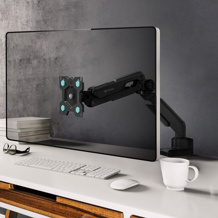 ONKRON G90-B Swivel and tilt desk mount for 13‘-34’ monitors max. 10 kg with rotation black