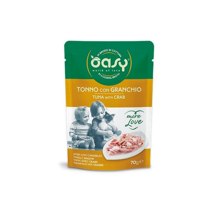 OASY More Love Tuna with crab - wet cat food - 70g