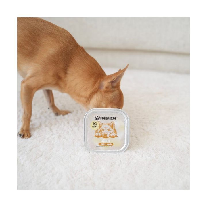 PAKA ZWIERZAKA Rabbit and boar with pumpkin - wet dog food - 150g