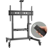 ONKRON TS1991E-B Mobile Motorised Stand for TVs or Interactive Panels 50‘-100’ max 130 kg black