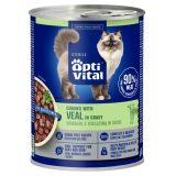 OPTIVITAL Sterile With veal in gravy - wet cat food - 415g