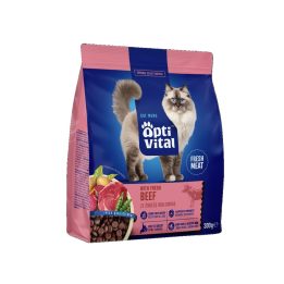 OPTIVITAL With fresh beef - dry cat food - 300g