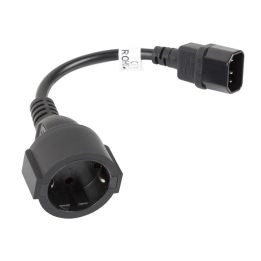 Lanberg CA-C14E-10CC-0018-BK cavo di alimentazione nero C14 accoppiatore