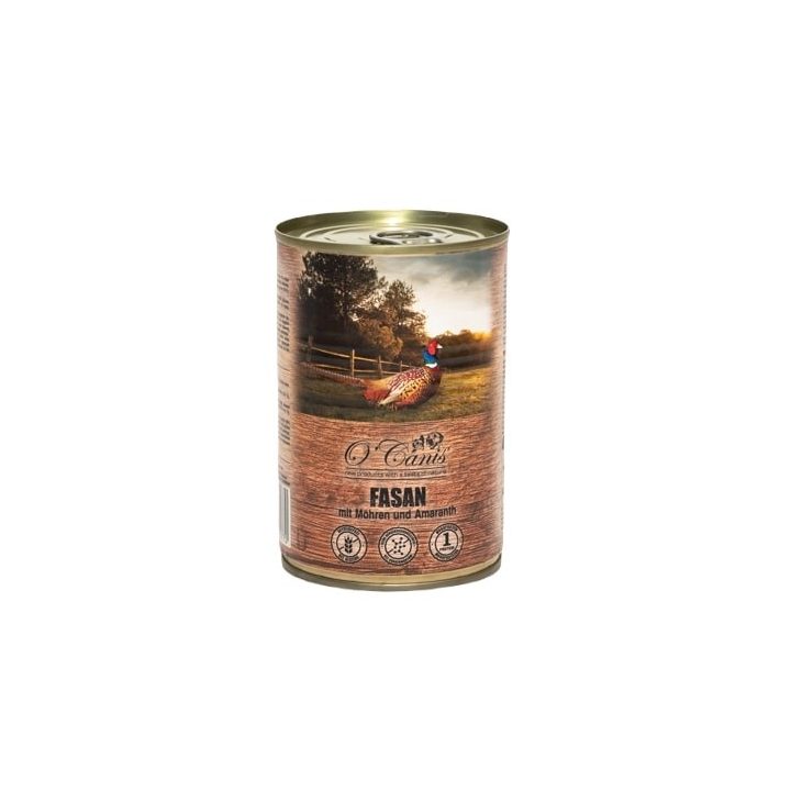 O'CANIS canned-wet dog food- pheasant with carrots- 400 g