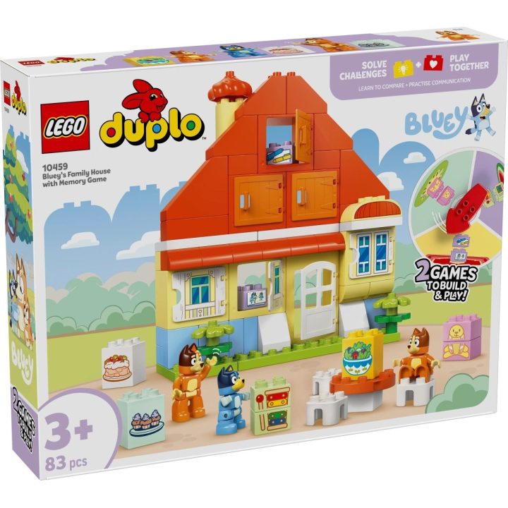 LEGO BLUEY 10459 Casa Famiglia di Bluey con Gioco di Memoria