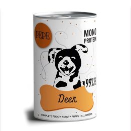 PAKA ZWIERZAKA PEPE Venison mono - wet dog food - 400g